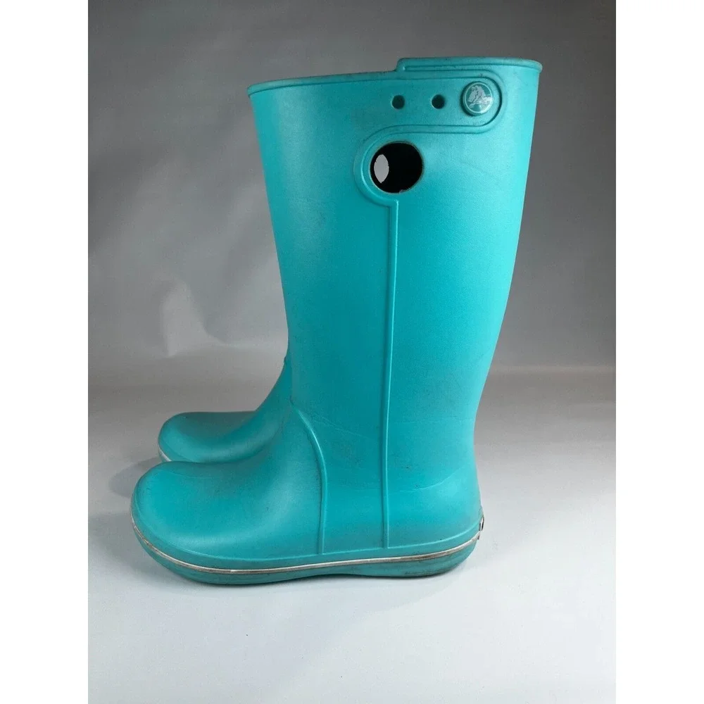 Croc Women's‎ Teal Mid-Calf Boots Size 6